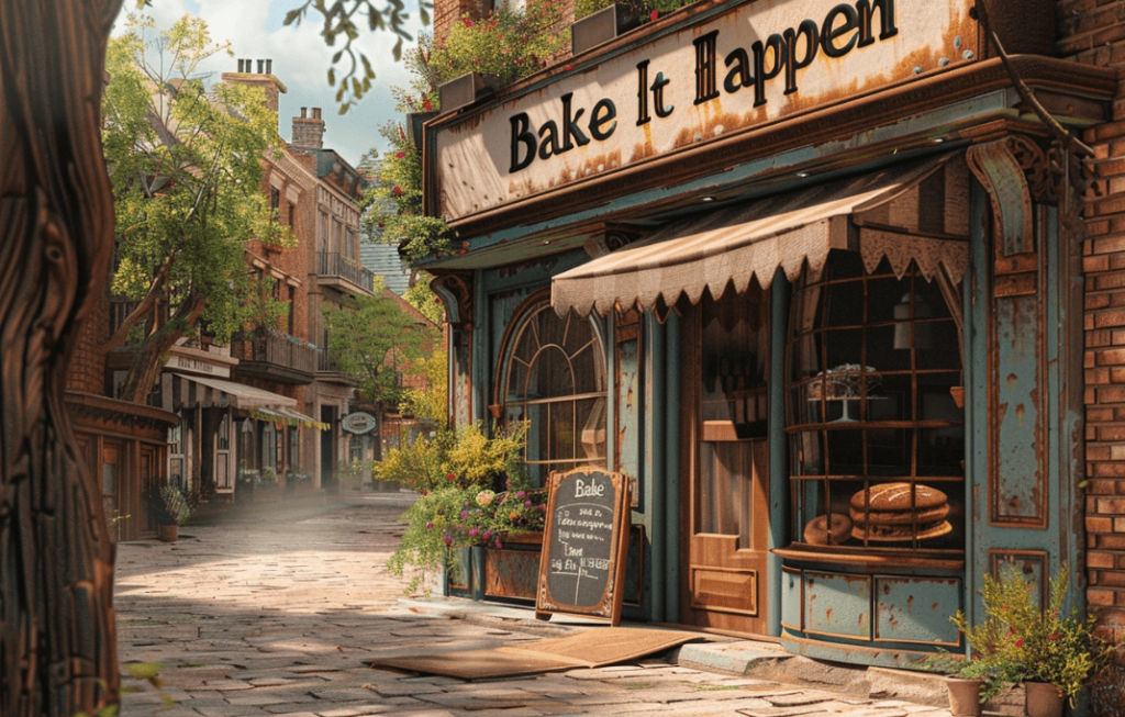 Bake it happen-bakery storefront